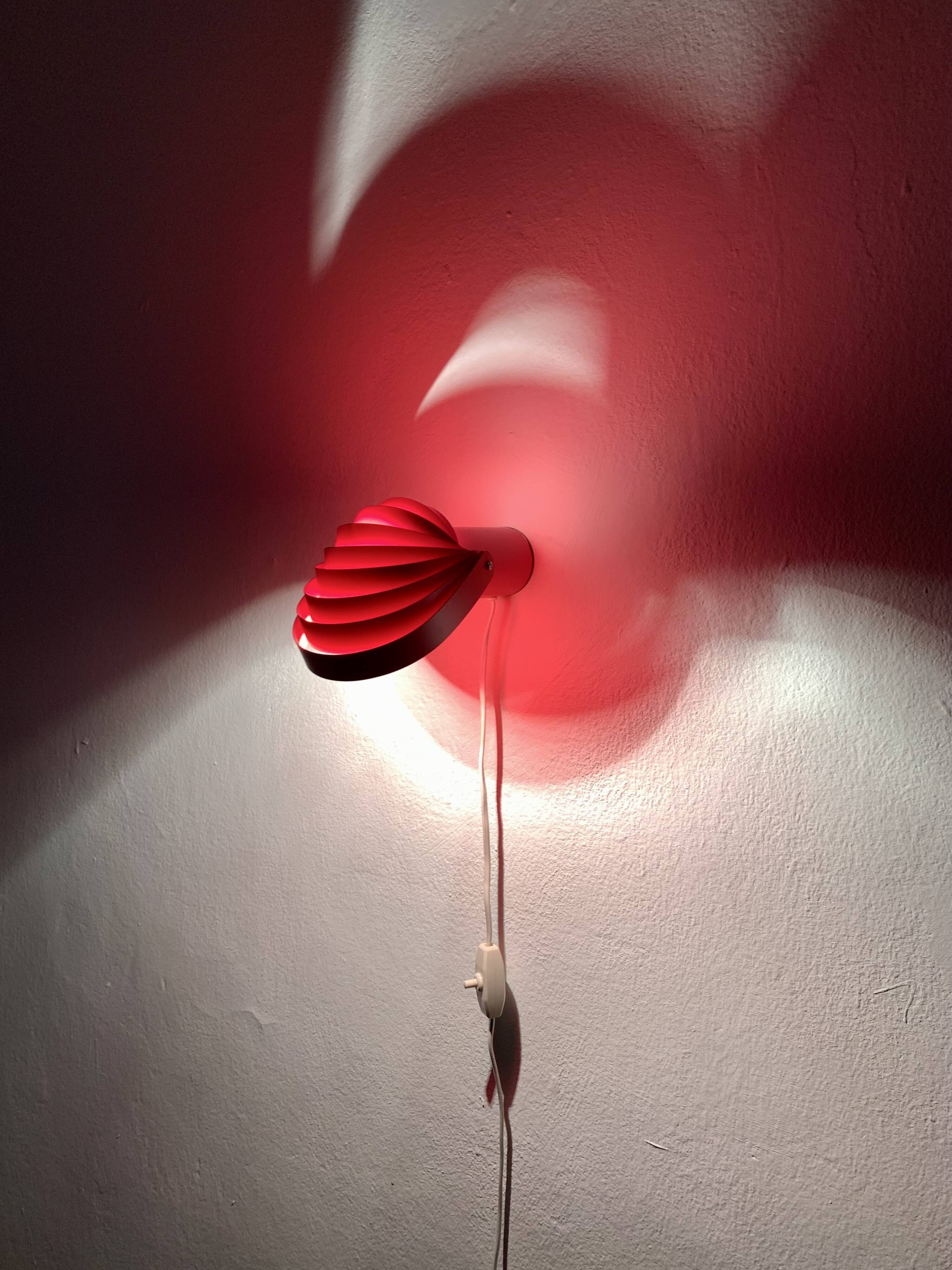 Metal Wall Lamp by E.R. Nele for Temde
