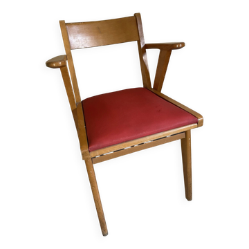 Rockabilly red armchair