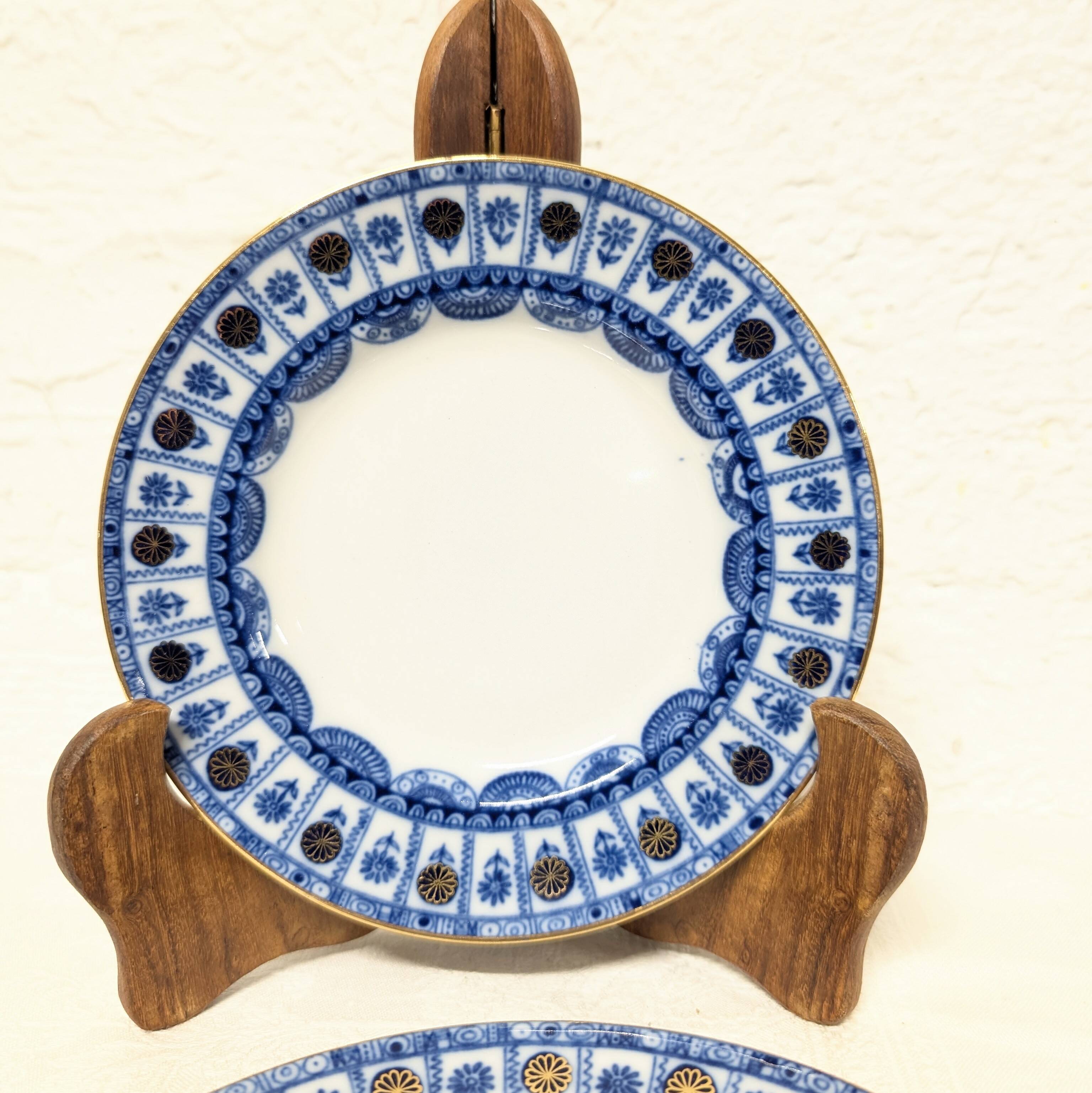 Assiette à dessert porcelaine Lomonosov impérial URSS