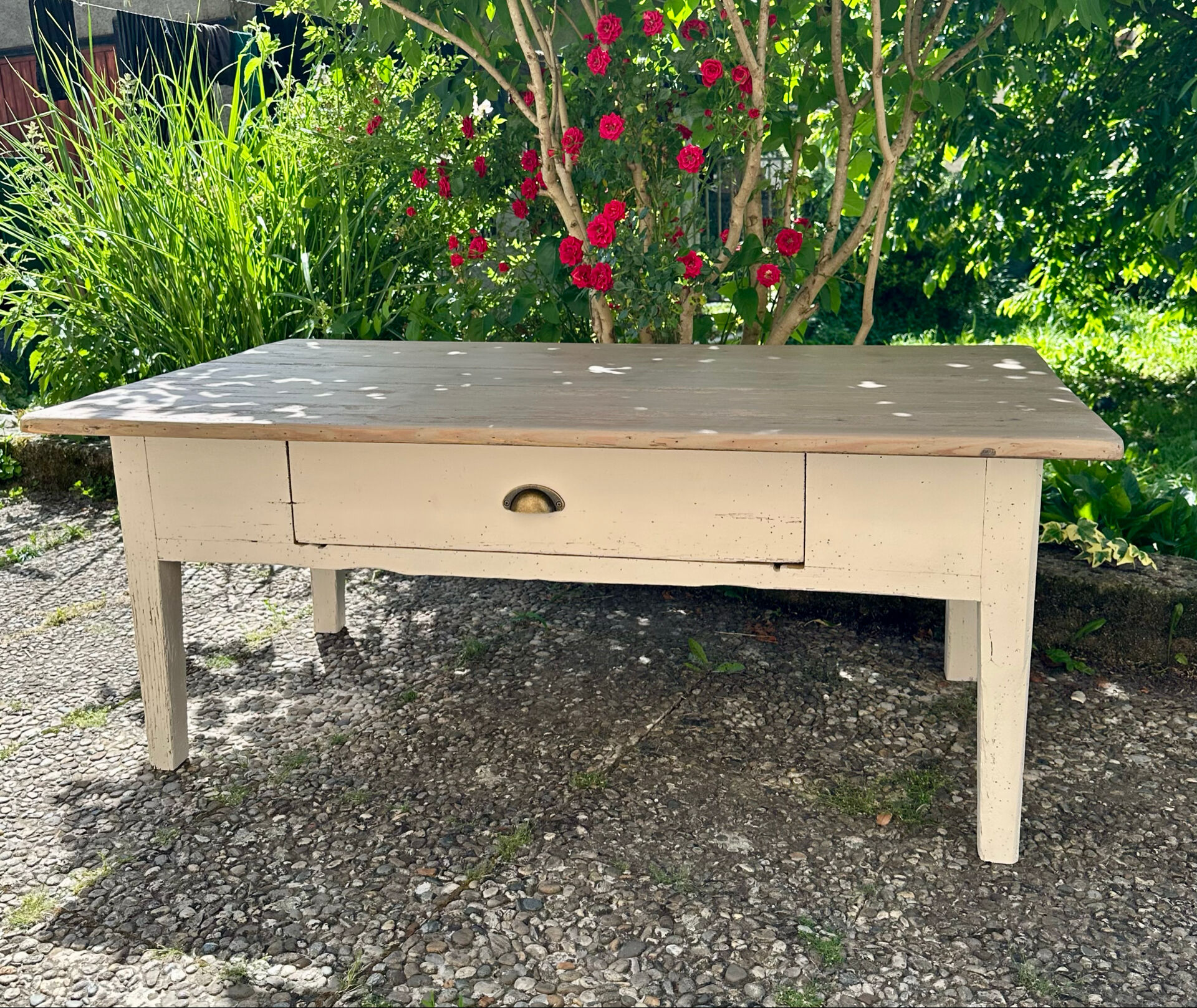 Table basse de ferme - rustique