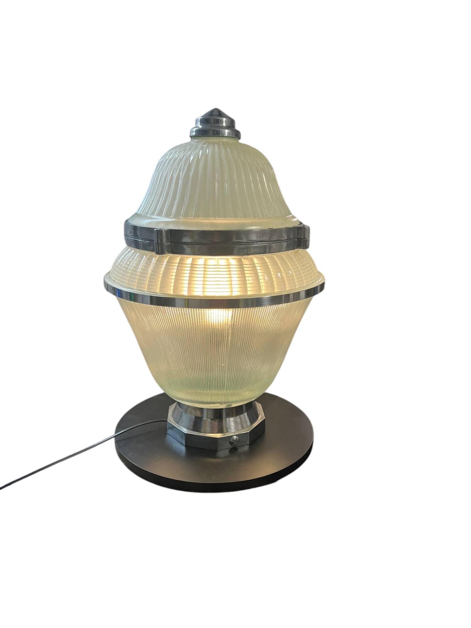 Lamp on Holophane Base