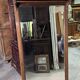 Very large trumeau mirror from the Art Nouveau period in mahogany / h 196cm