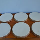 Set of 6 stoneware plates