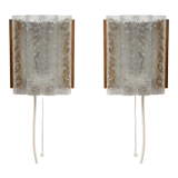 Couple of 1960s wall lamps by Doria