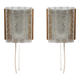Couple of 1960s wall lamps by Doria