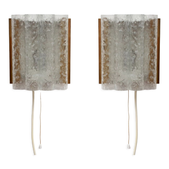 Couple of 1960s wall lamps by Doria