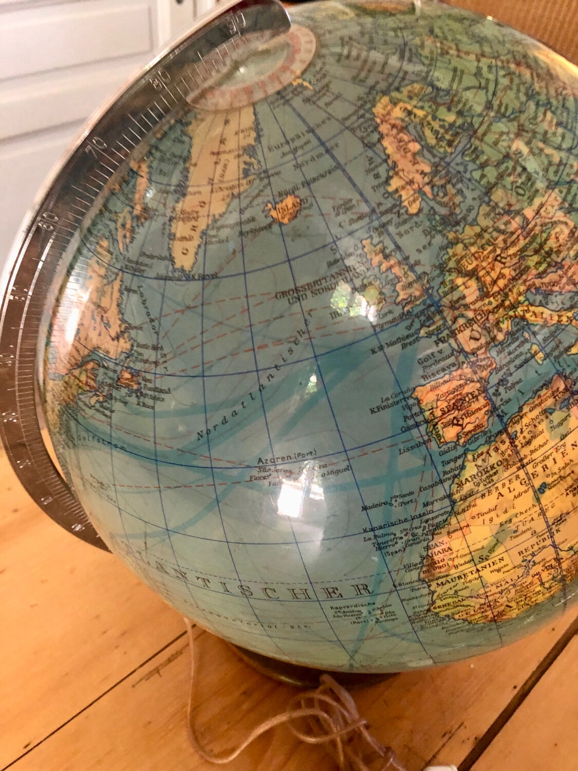 Great Columbus Earth Globe 1969
