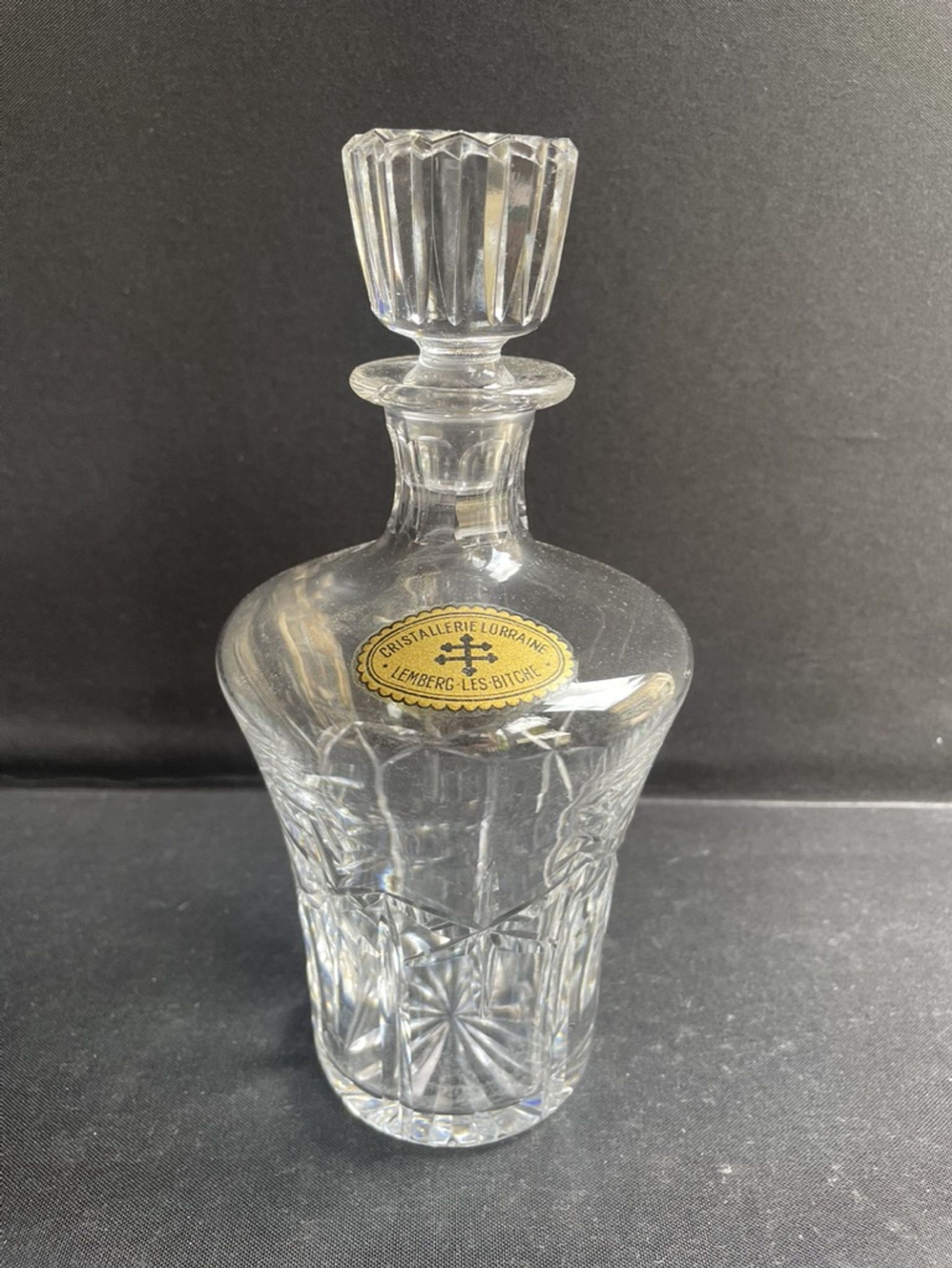 Carafe à liqueur – Cristallerie de Lorraine