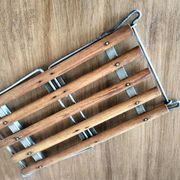 Tabouret pliant en bois