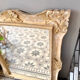 Large gilded wooden mirror