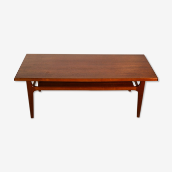 Table basse scandinave teck par Bernhard Pedersen & Son, 1960