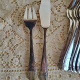 12 silver-plated fish cutlery sets by Argental