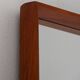 Late 1960s Scandinavian Teak Rectangular Wall Mirror