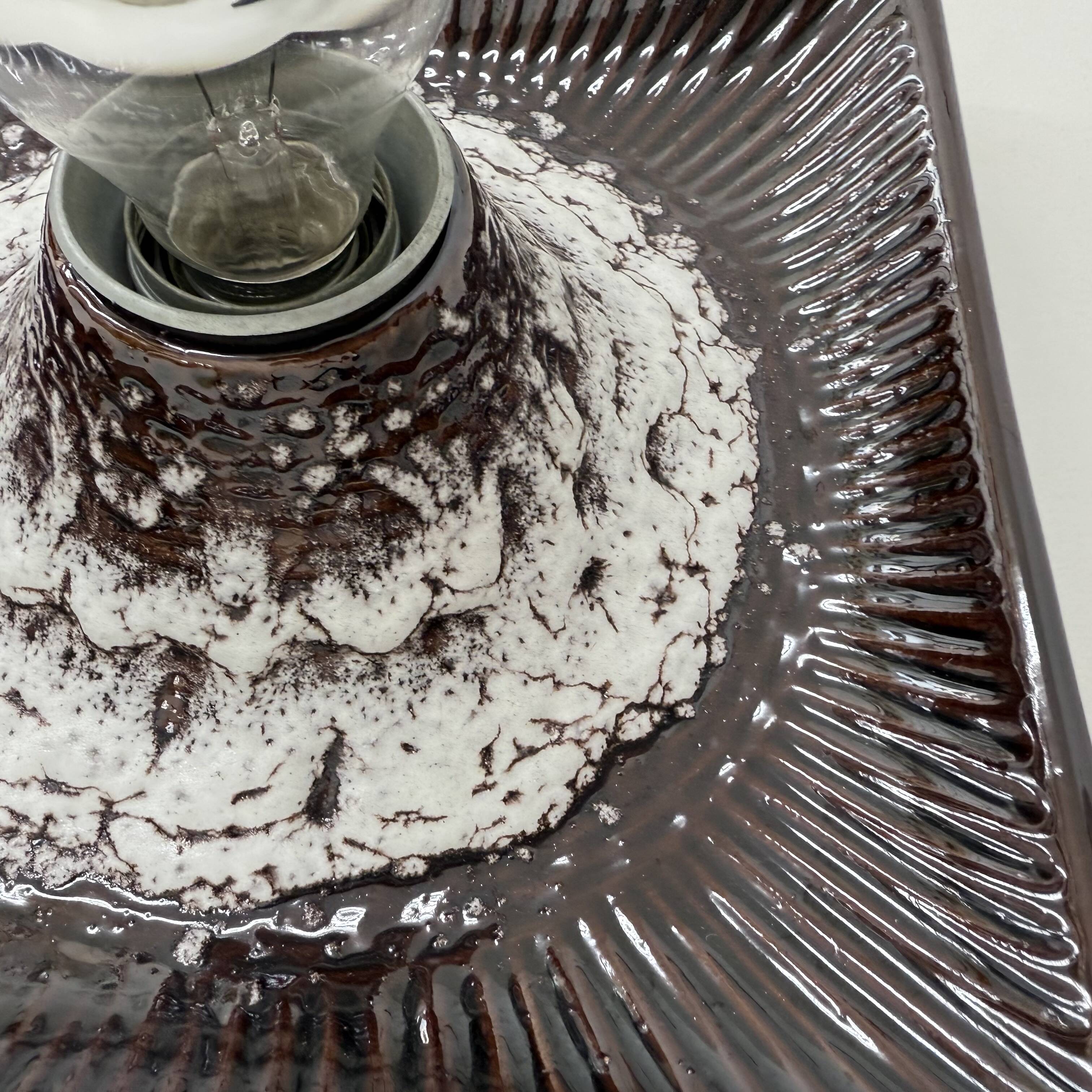 West Germany design ceramic wall / ceiling lamp, 1970’s