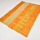 5x7 Yellow & Orange Moroccan Wool Kilim Rug, 146x210Cm