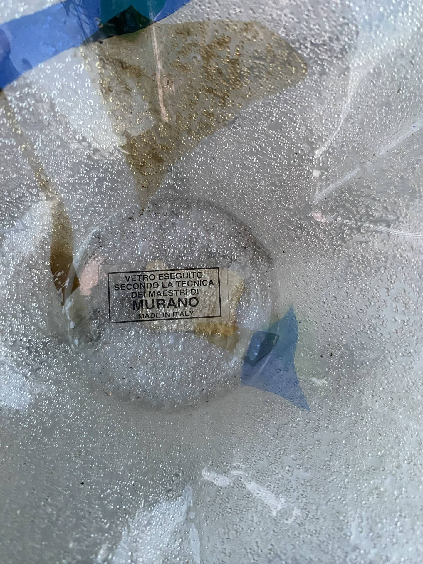 Vintage Murano glass bowl / ashtray – Italy
