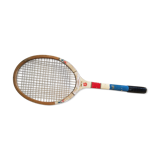 Old wooden tennis racket