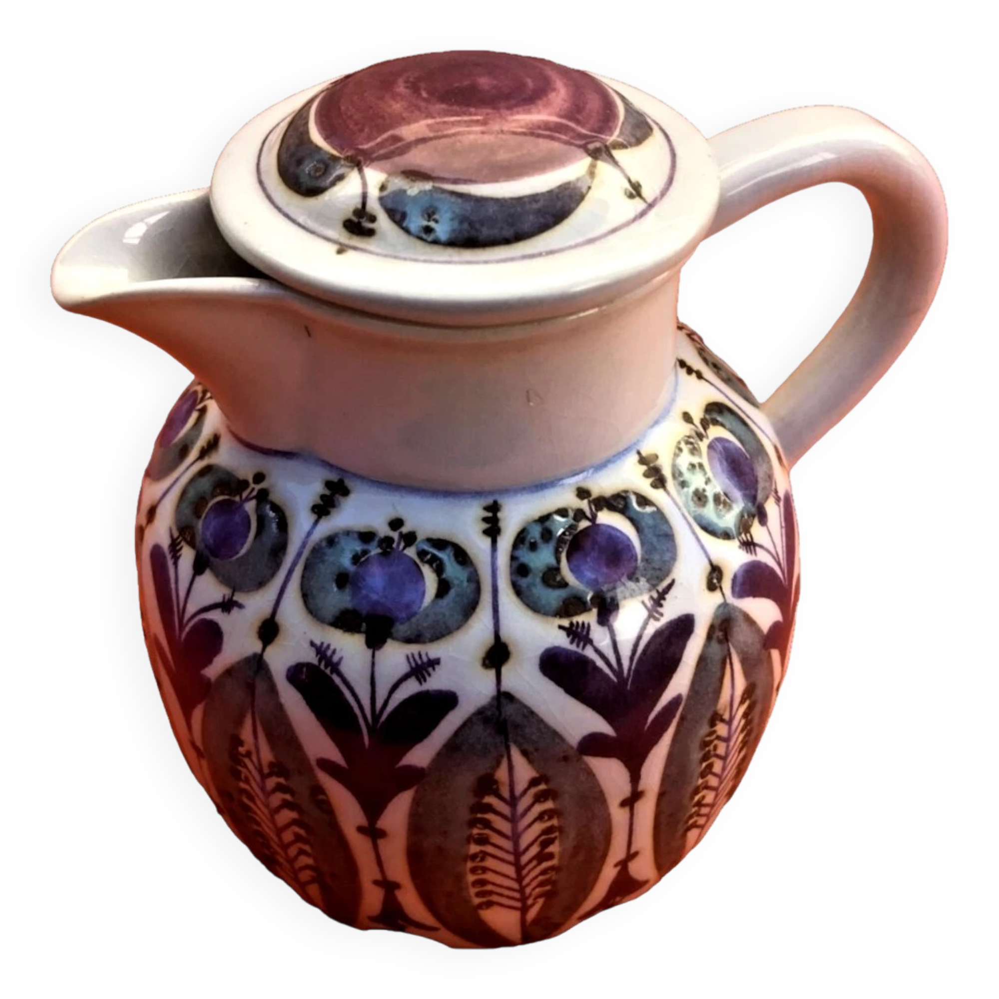 Scandinavian Design Pitcher Berte Jessen Aluminia (Royal Copenhagen)