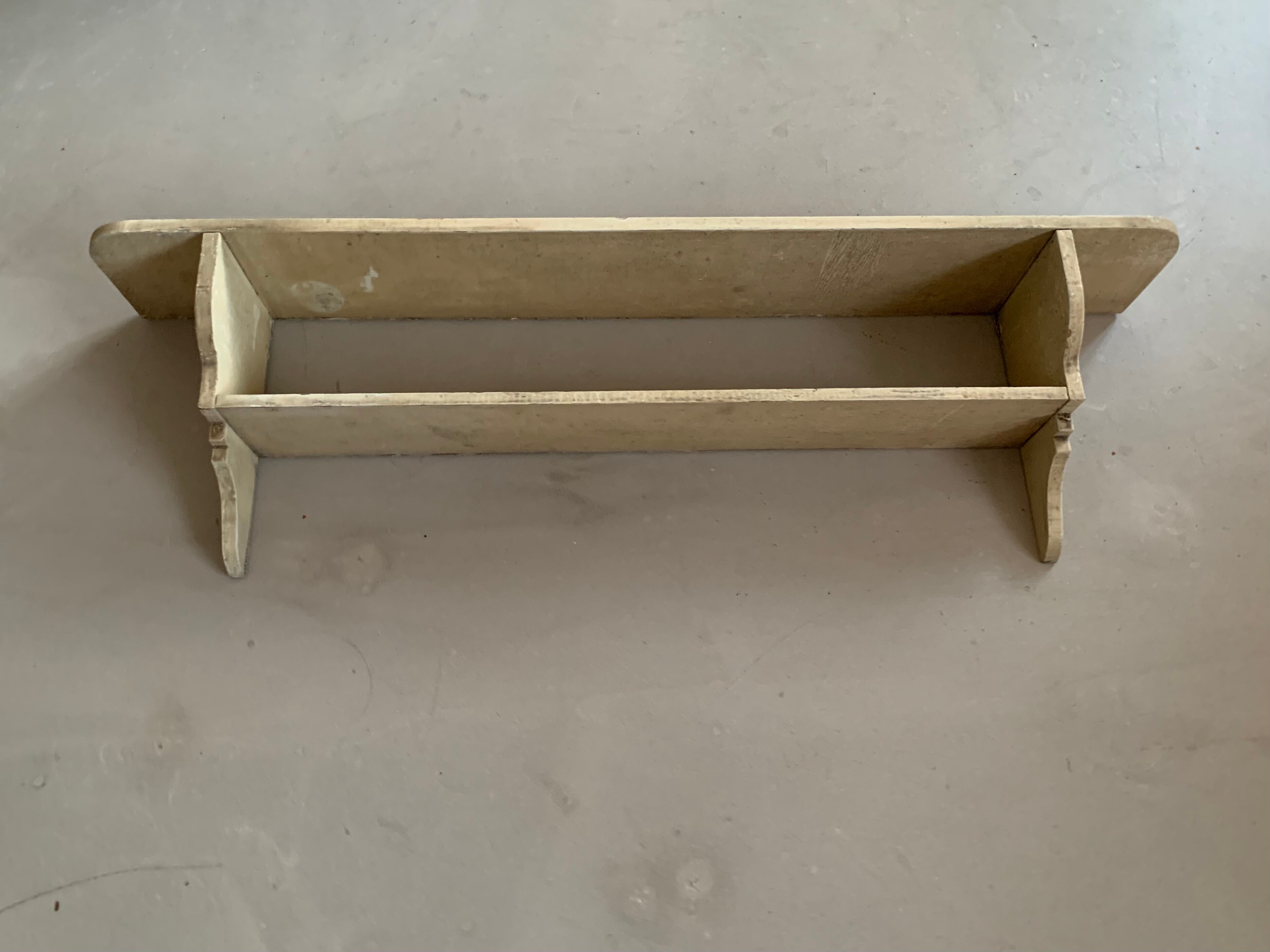 Antique wall shelf