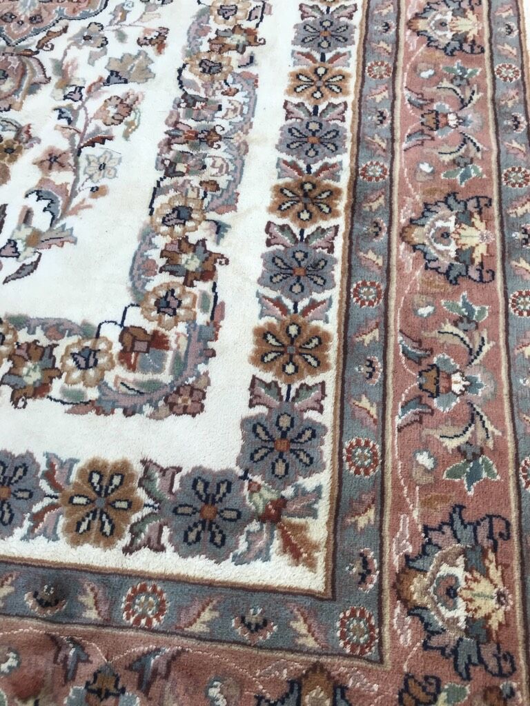 Carpet pakistani Karachi wool and silk 155 x 248 cm