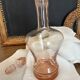 liqueur carafe, pink carafe