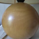 Wooden ball lamp