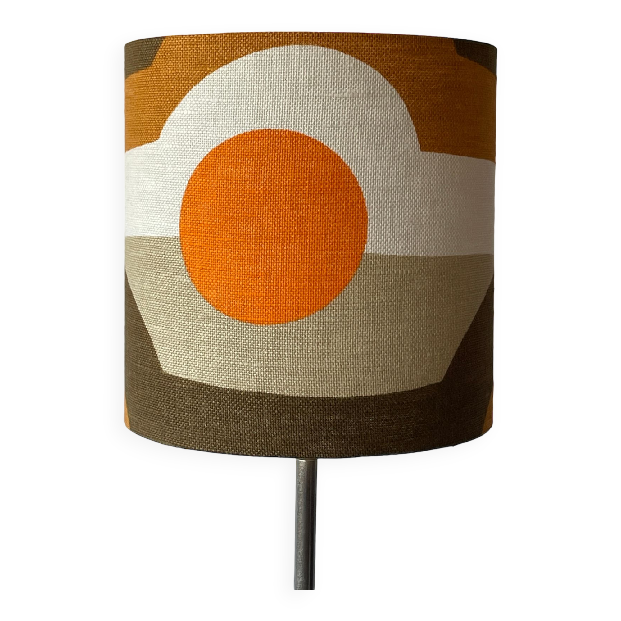 Subway Lampshade in vintage fabric 70s