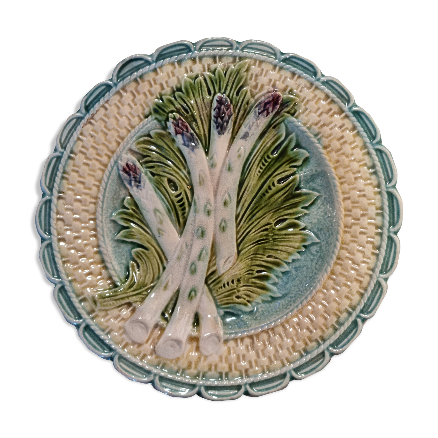Assiette barbotine