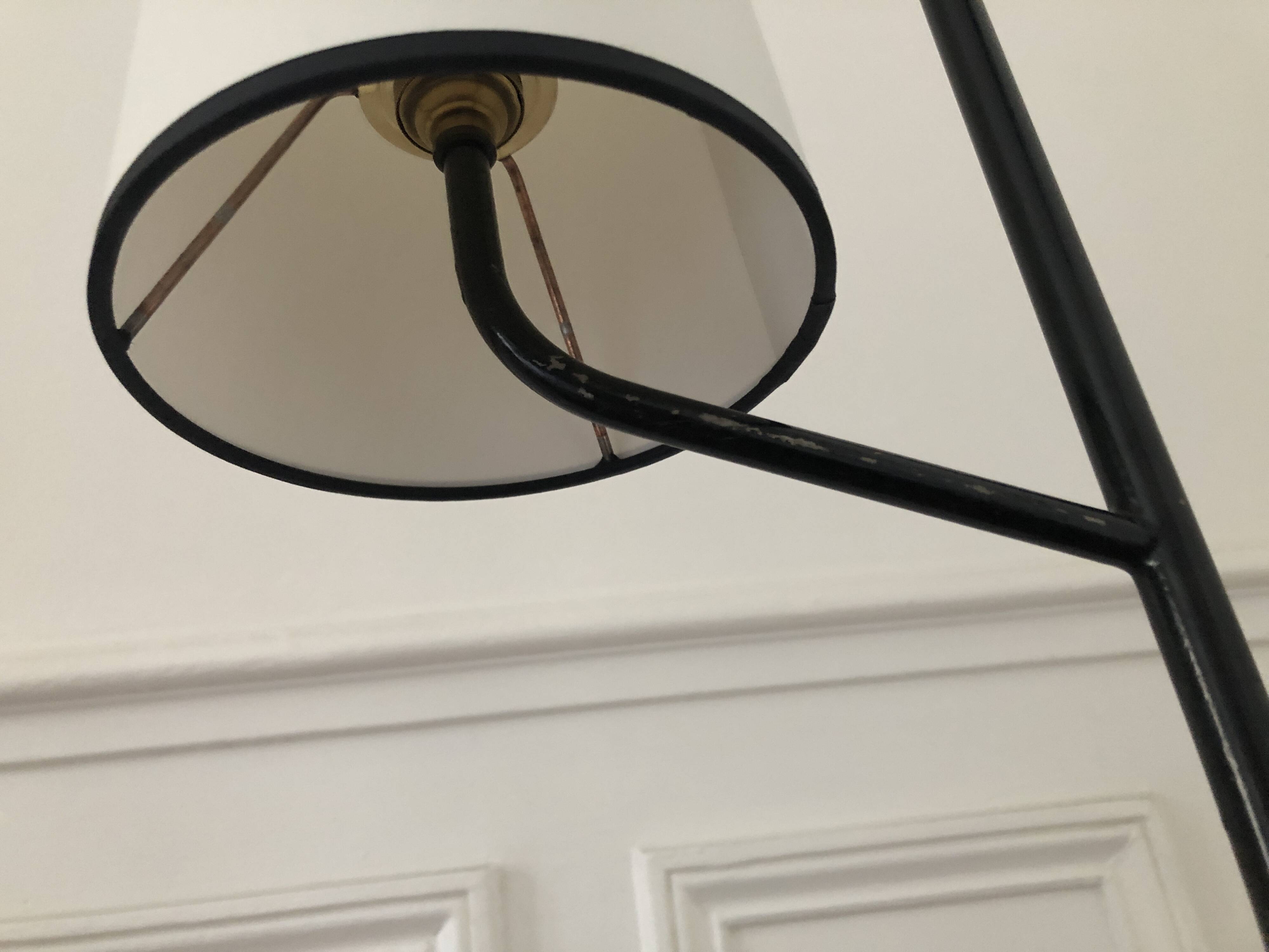 Lampadaire minimaliste tripode 1950