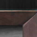 Console en bronze patiné par Belgochrom, Belgique, années 1970