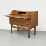 Bureau Secrétaire en Teck par Arne Wahl Iversen pour Vinde Møbelfabrik, 1960s