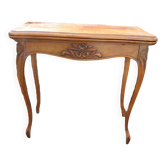Walnut game table