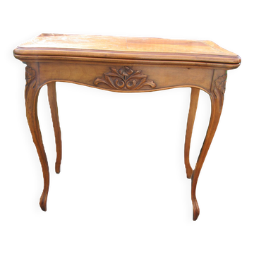 Table à jeux en noyer