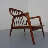 Danish Filigree Teak Armchairs, 1960s, Set of 2