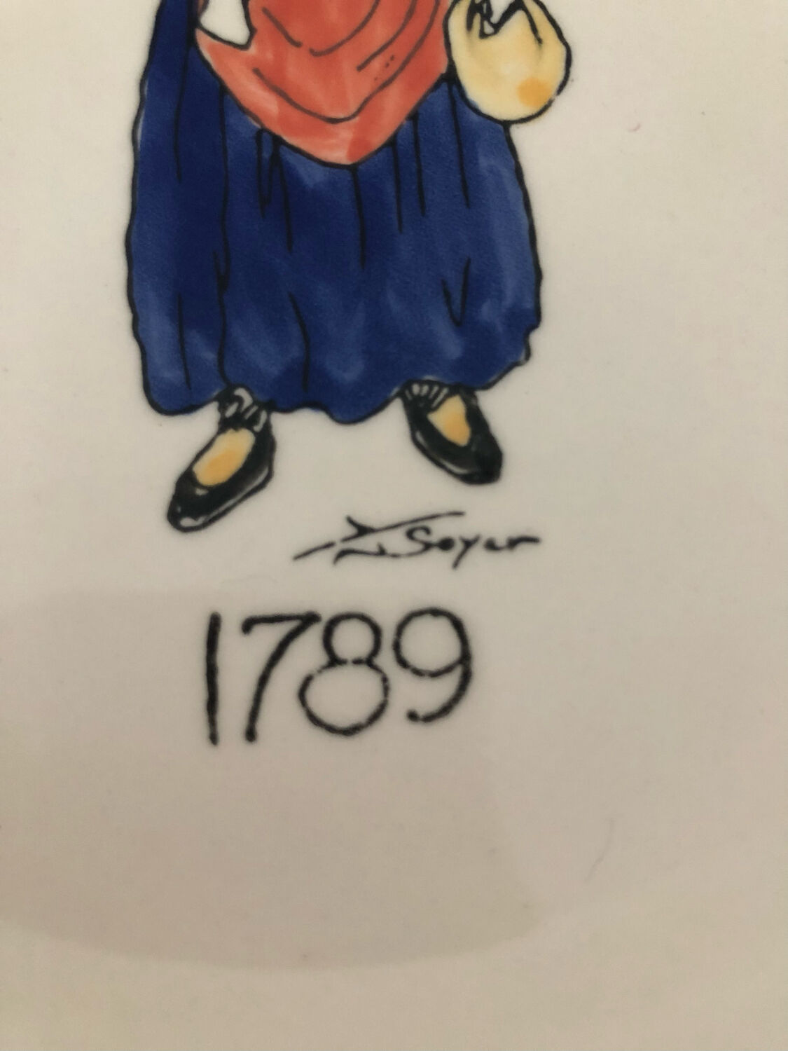 2 assiettes du Bicentenaire de la Révolution