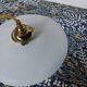 Suspension opaline blanche d'origine