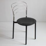 Steel wire and foam "Delfina" dining chairs by Giuseppe Raimondi for Tetide Italy, 1987.