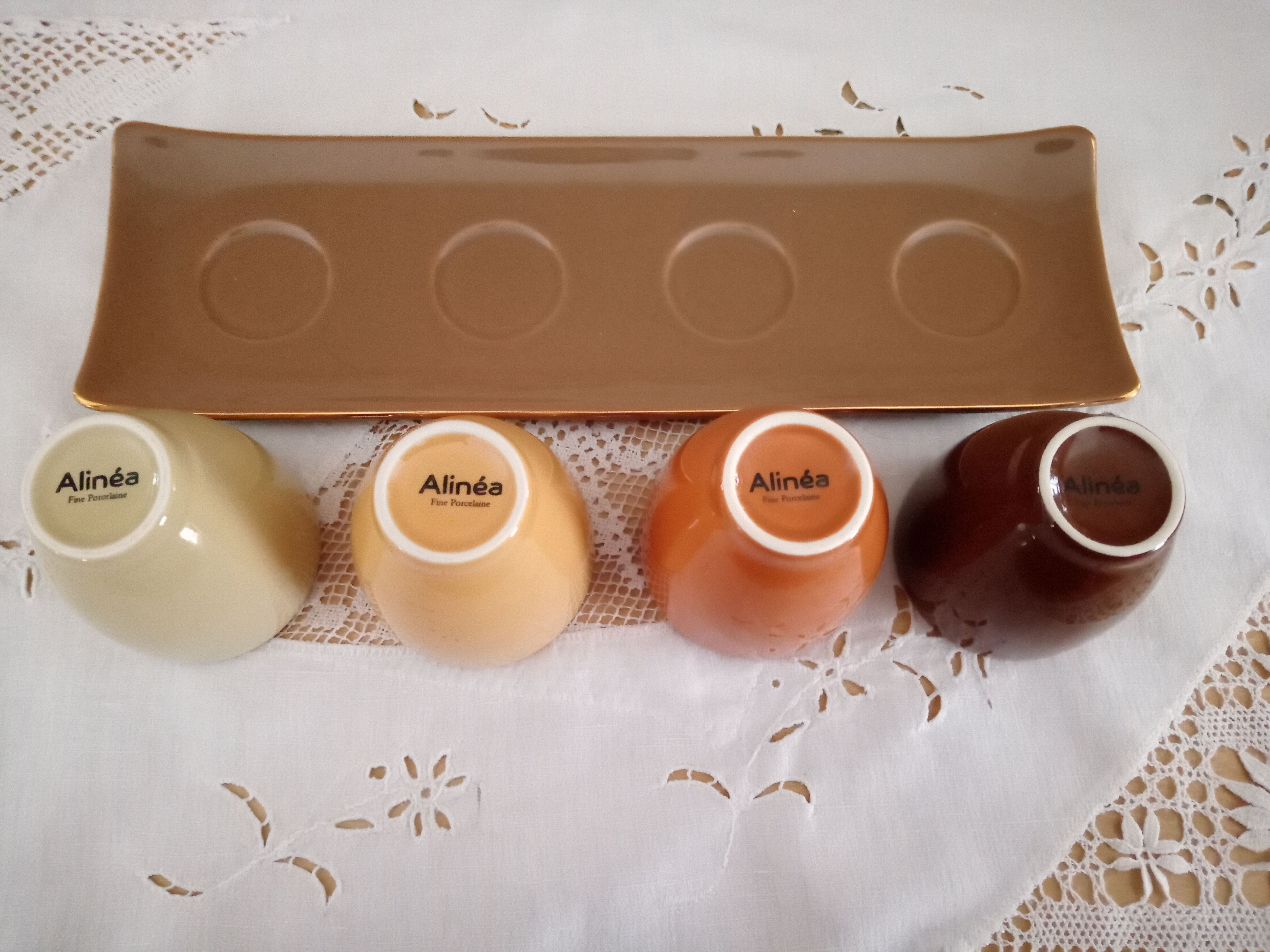 Fine porcelain coffee set