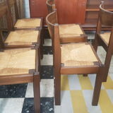 Série de 6 chaises vintage