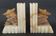 Vintage onyx bookends from the 60s and 70s