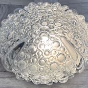 Vintage ceiling light - Helena Tynell - 60s/70s - bubbled glass - Space Age
