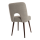 'Shell' Chair in Grey Boucle, Europe, 1960s