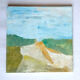 Modern painting - abstract Mediterranean landscape