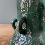 Pair of earthenware sconces signed Borderie - Szekely