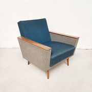 Paire de fauteuils bicolores, 1960