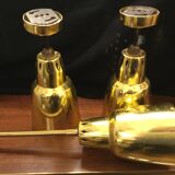Suite of three adjustable spots in aluminor