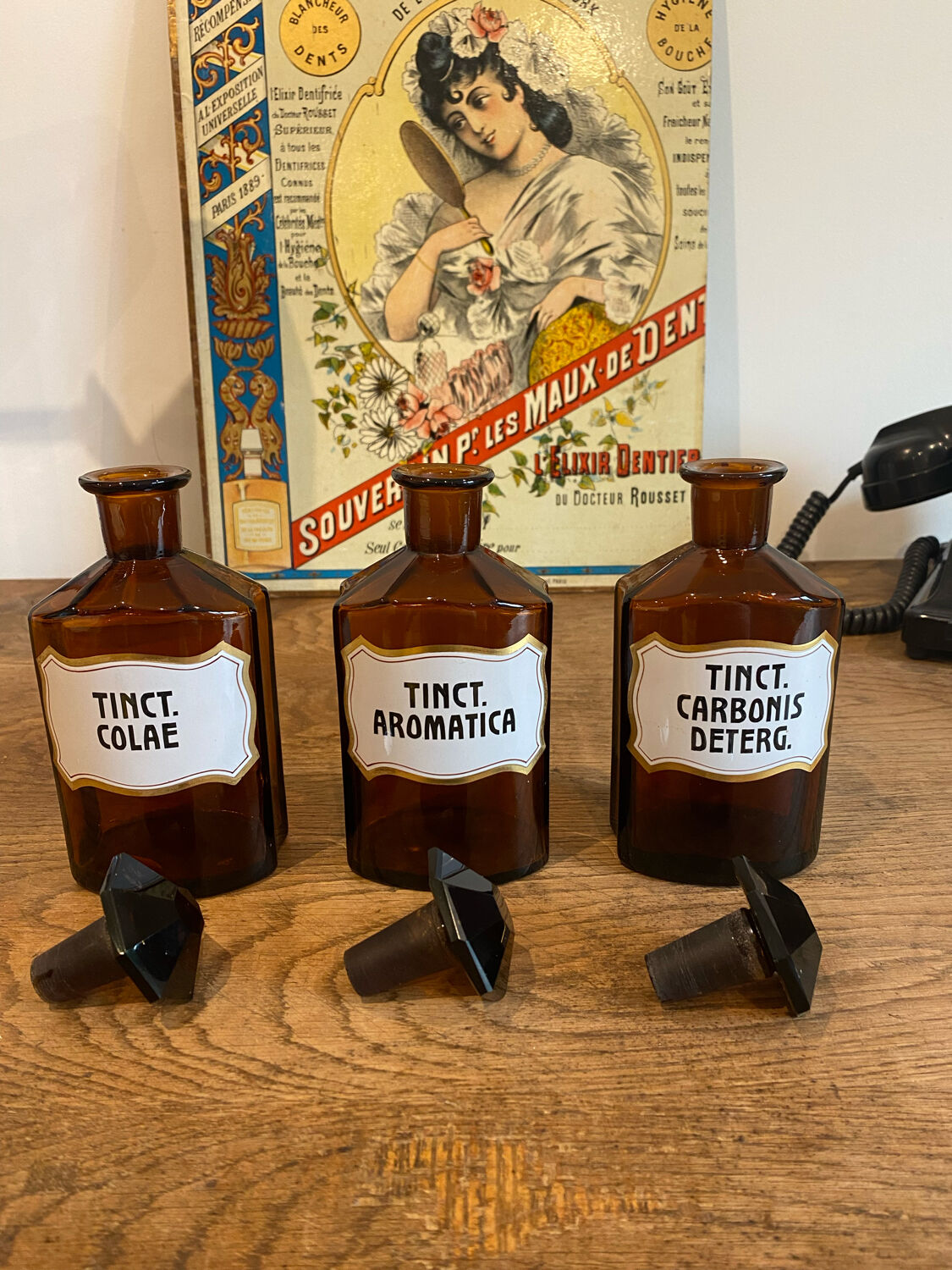 Apothecary bottles