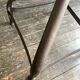 Tabouret à vis Nicolle 1950 en fer brut