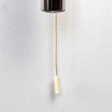 Pair of chrome wall lights