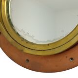 Authentic copper porthole mirror nautical shipping 32cm